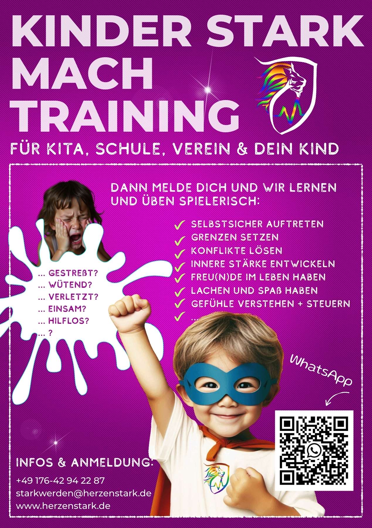 Flyer offene KinderStarkMach Trainings